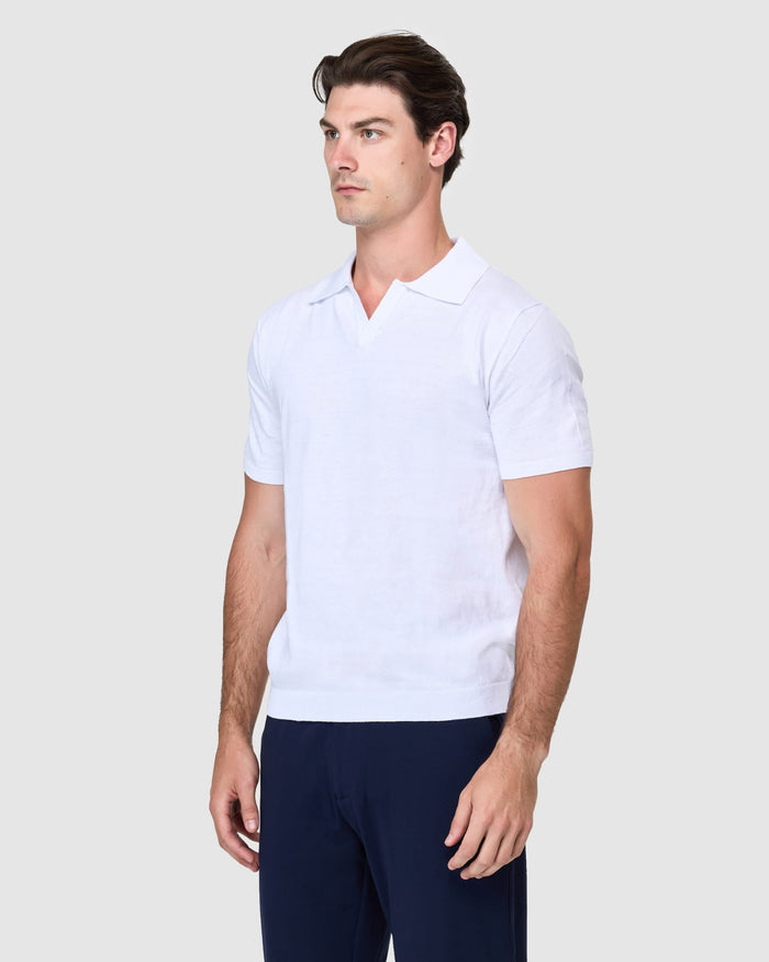 Cuban Knitted Polo - Men's Polo Shirts at Menzclub