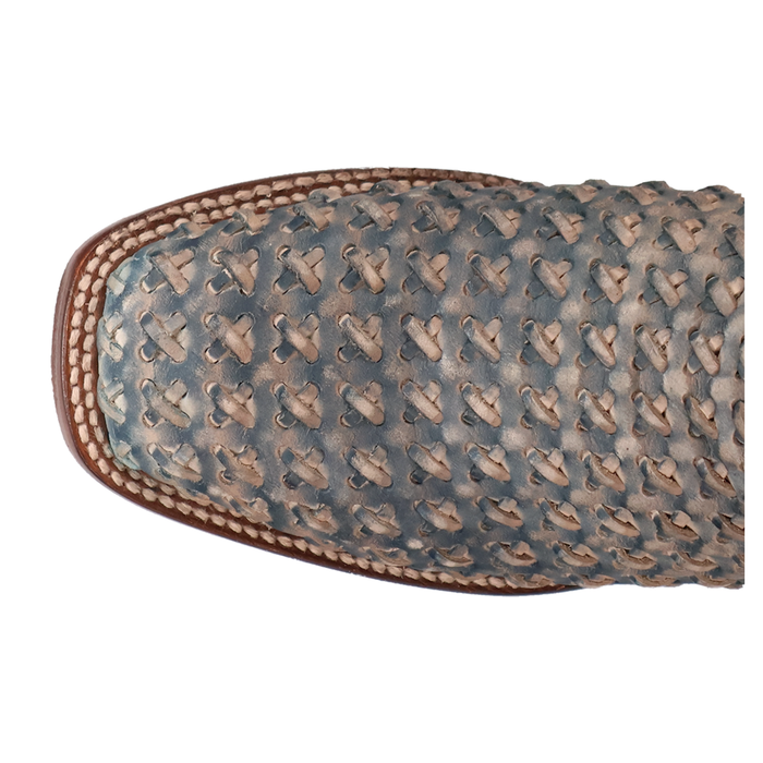 Dan Post Cowboy Certified Blue Weave Indy Western Boot