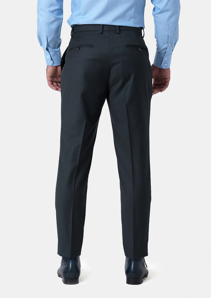 Dark Charcoal Twill Pants - SARTORO