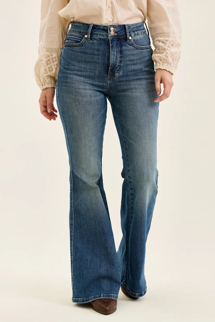 Dark High Waist Jaqueline Flare
