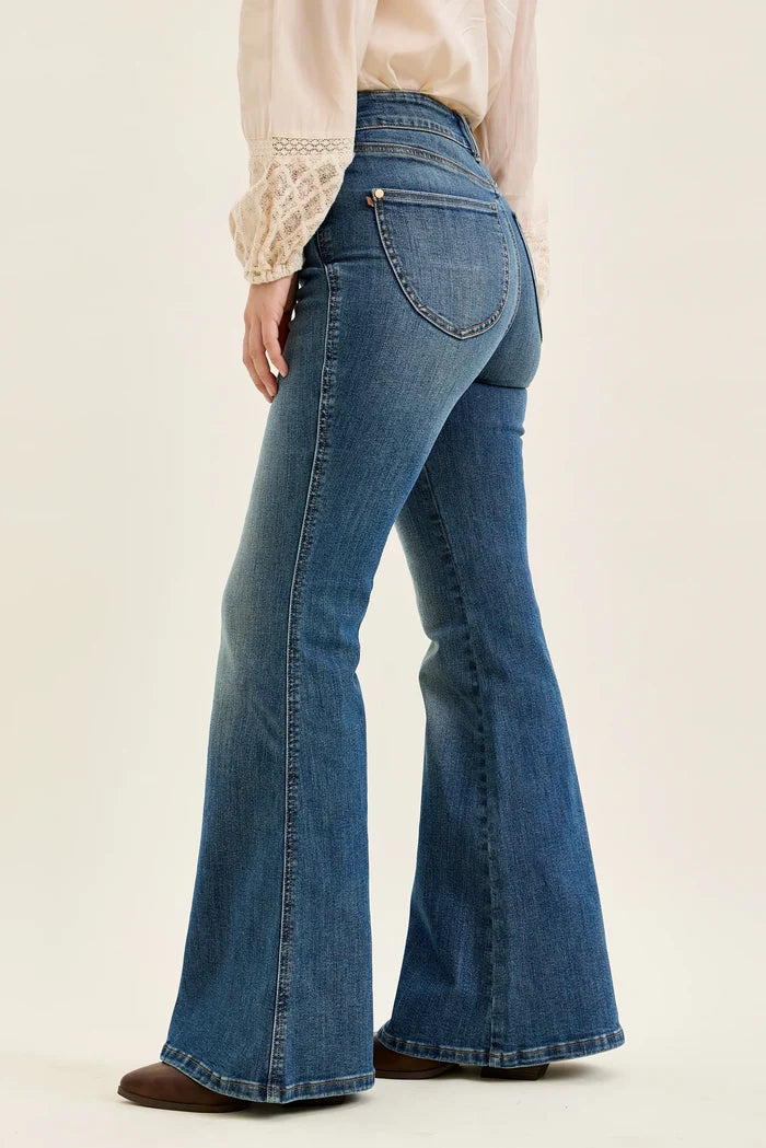 Dark High Waist Jaqueline Flare