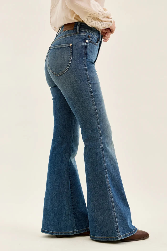 Dark High Waist Jaqueline Flare