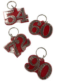 Delta Double Number Keychains (51-99)