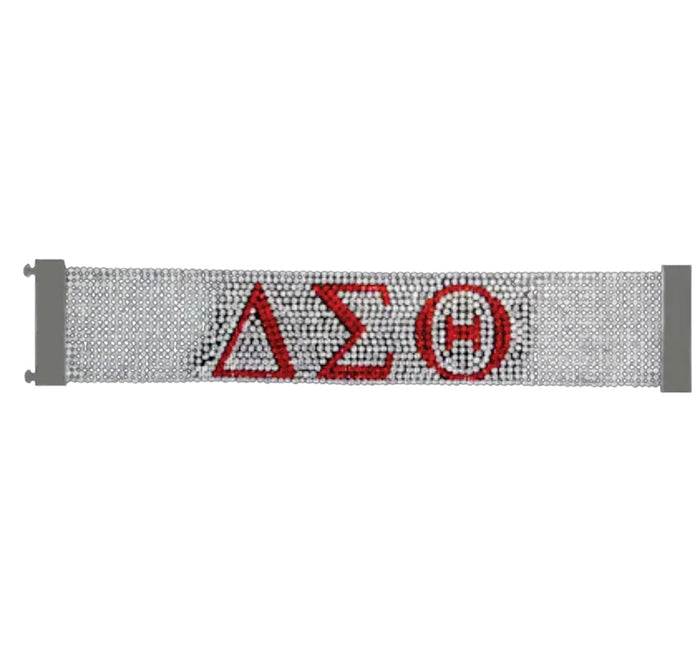Delta Rhinestone Magnetic Bracelet