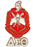 Delta Shield and Letter Lapel Pin