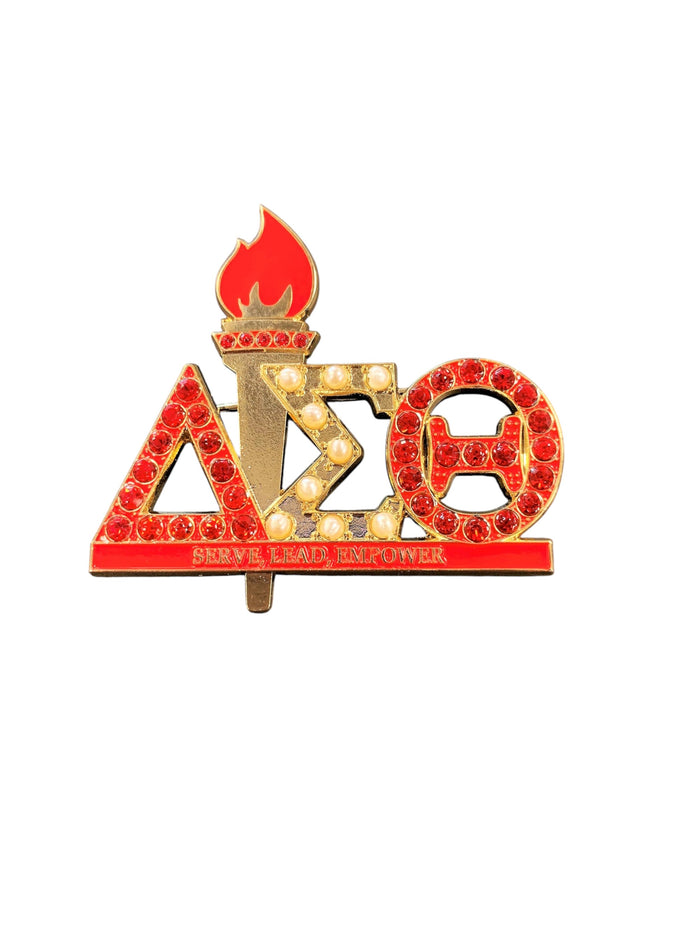 Delta Torch Pearl Pin