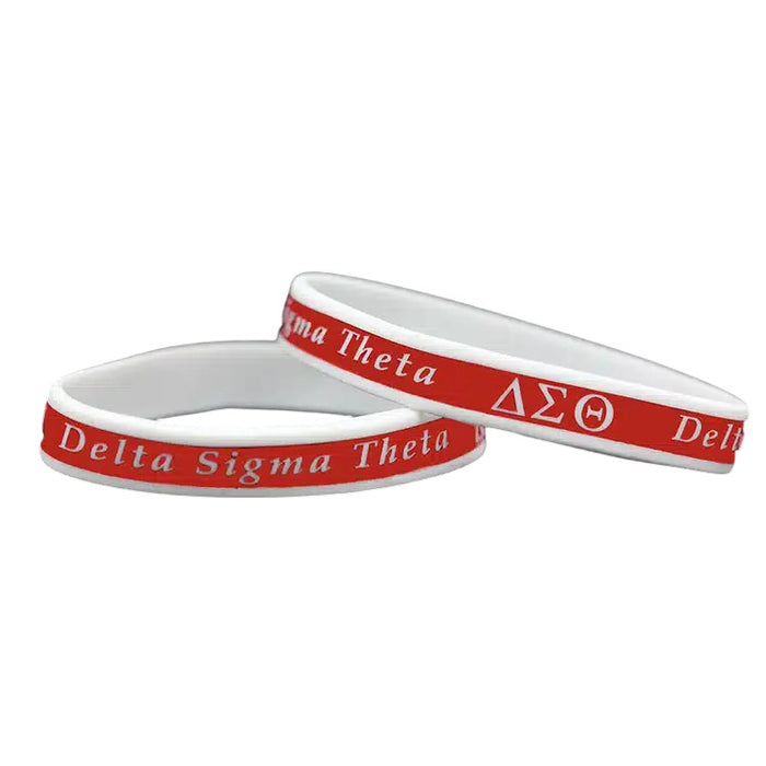 Delta Two Toned Silicone Wristband