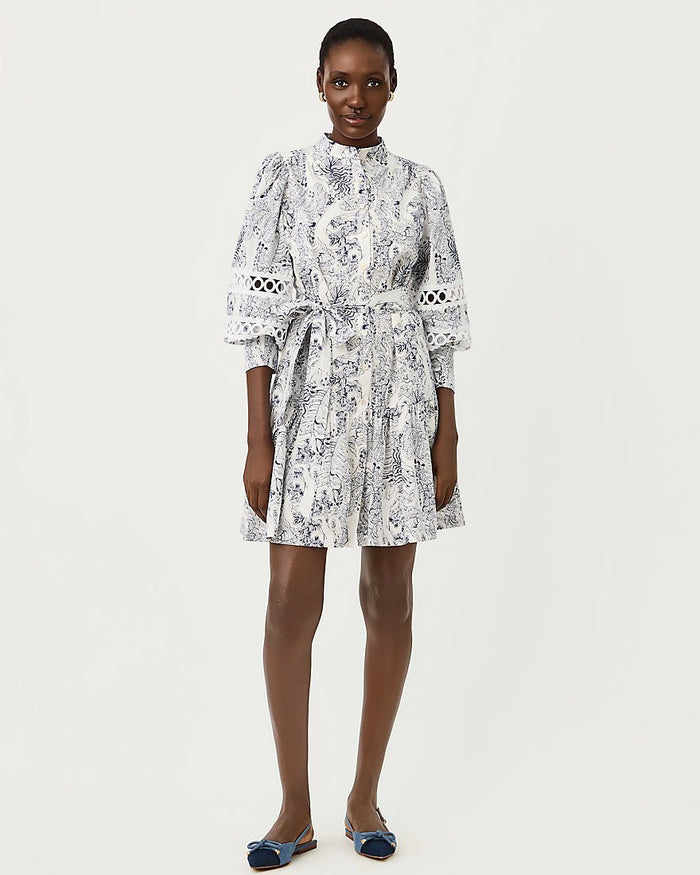 Lilly Pulitzer - Drena Dress - Coconut Lil Palm Prowl