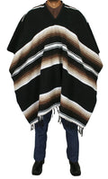 Drifter Western Poncho - Black