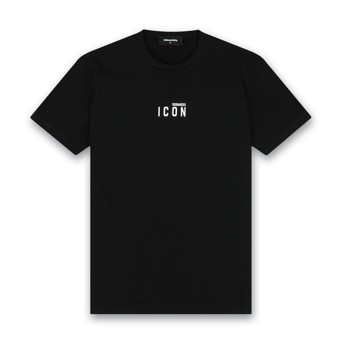 DSQUARED2 - Central Icon Logo T-Shirt in Black - Nigel Clare