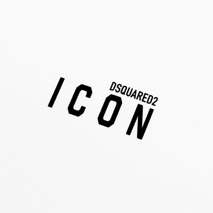 DSQUARED2 - Central Icon Logo T-Shirt in White - Nigel Clare