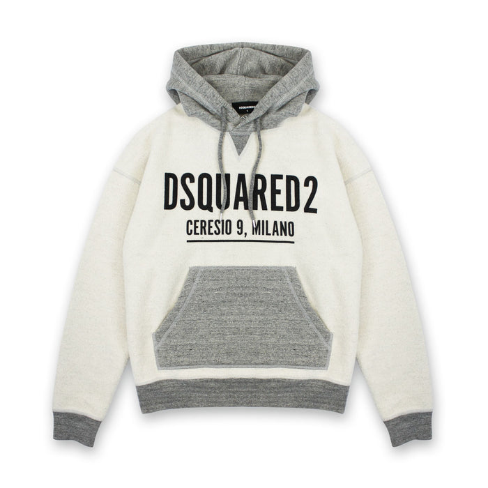 DSQUARED2 - Ceresio9 Mike Hoodie in Ivory - Nigel Clare