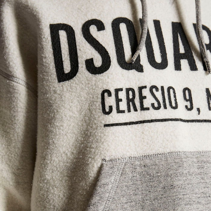 DSQUARED2 - Ceresio9 Mike Hoodie in Ivory - Nigel Clare