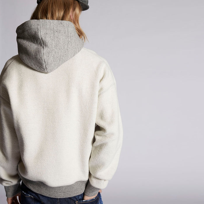 DSQUARED2 - Ceresio9 Mike Hoodie in Ivory - Nigel Clare