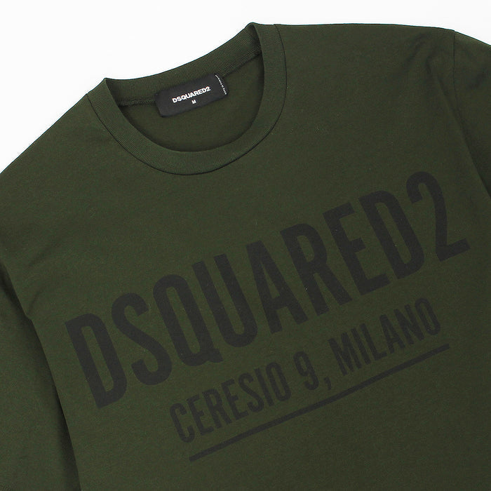 DSQUARED2 - Ceresio9 T-Shirt in Dark Green - Nigel Clare