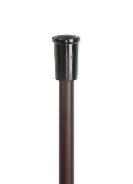 Elegant Hardwood Cane - Gold Tone