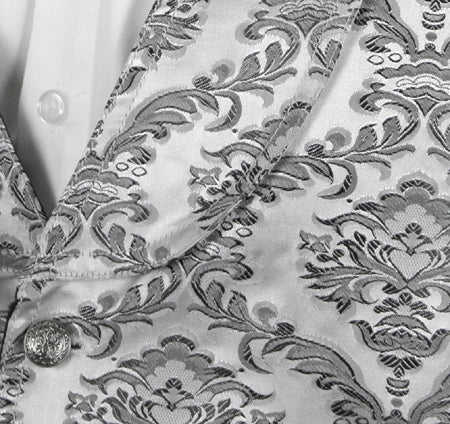 Ellington Vest - Silver/Black