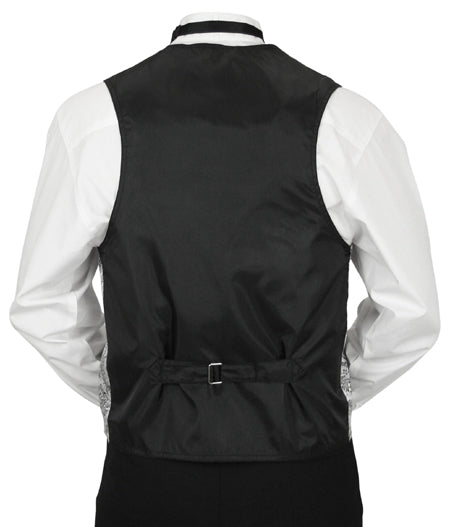 Ellington Vest - Silver/Black