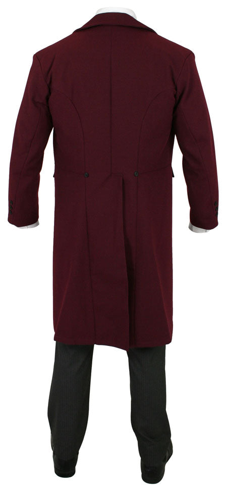 Emerson Frock Coat - Burgundy