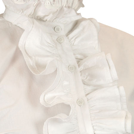 Emmeline Ruffle Blouse - White