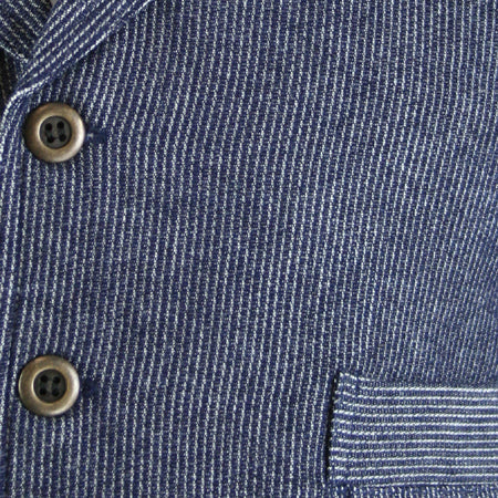 Ezra Work Vest - Navy Stripe
