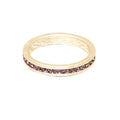 February (Amethyst) Yellow Gold Ring | Size 9