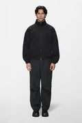 RAINS Fleece Zip Jacket Black Long Sleeve