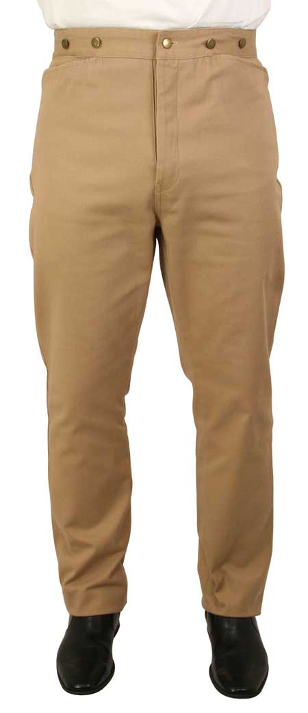 Foster Canvas Trousers - Tan