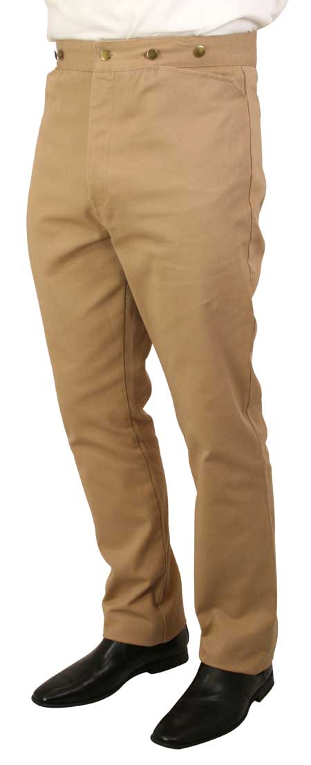 Foster Canvas Trousers - Tan