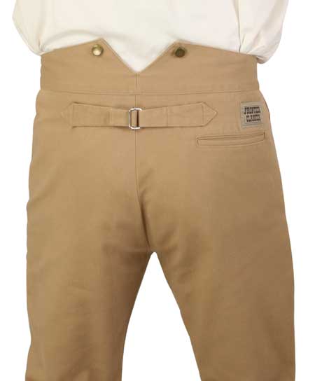 Foster Canvas Trousers - Tan