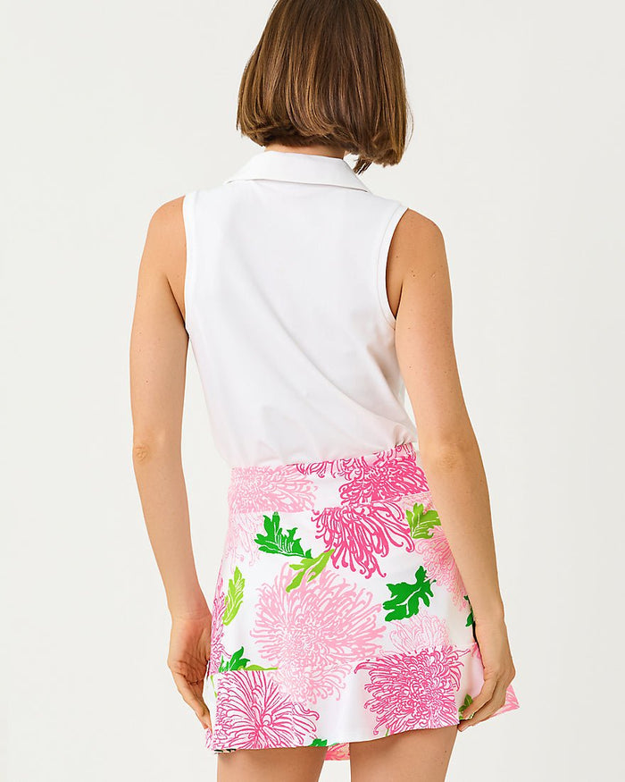 Lilly Pulitzer - Frida Sleeveless Bow Polo Upf 50 Plus - Resort White