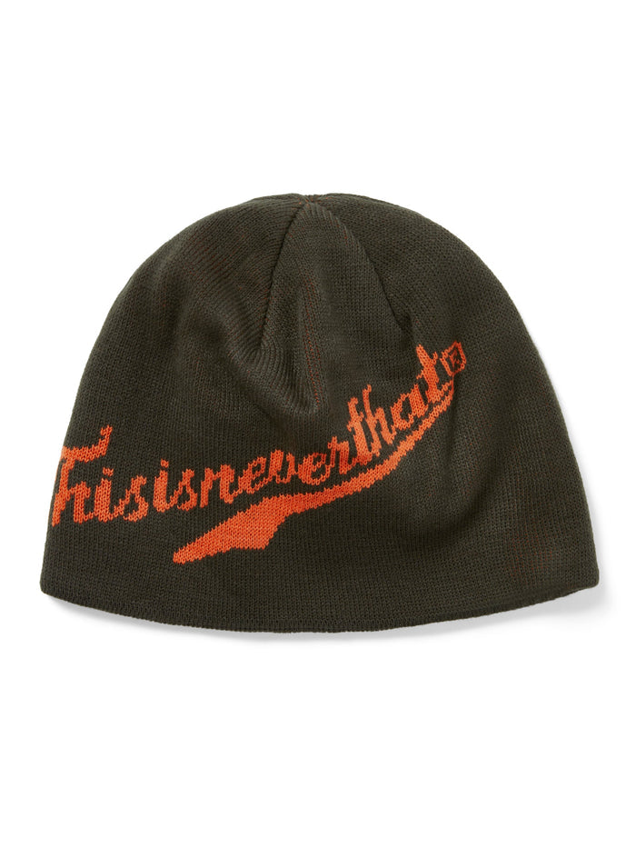 (FW24) Script Logo No Cuff Beanie