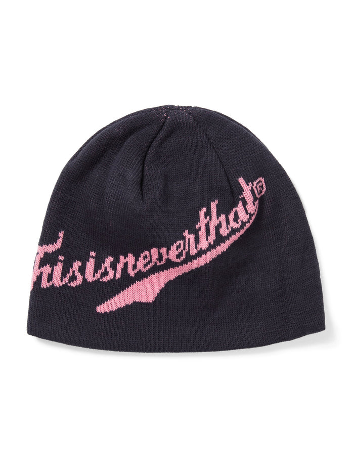 (FW24) Script Logo No Cuff Beanie
