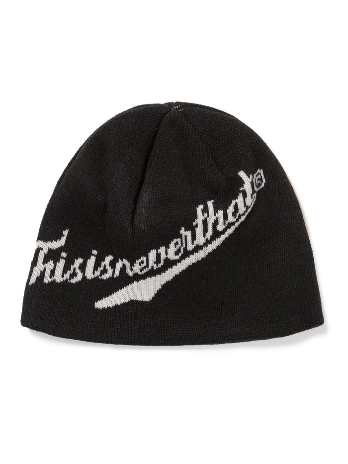 (FW24) Script Logo No Cuff Beanie