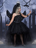 Kids Halloween Costumes | Angel of Death Tutu Dress | Mia Belle Girls
