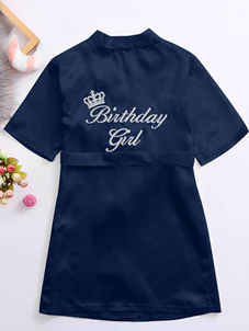 Girls Birthday Girl" Satin Robe Mia Belle Girls