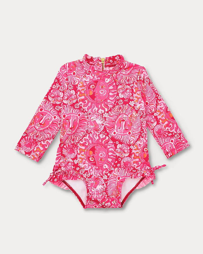 Lilly Pulitzer - Girls Idella Infant Swimsuit Upf 50 Plus - Paradise Punch Jims Stuff