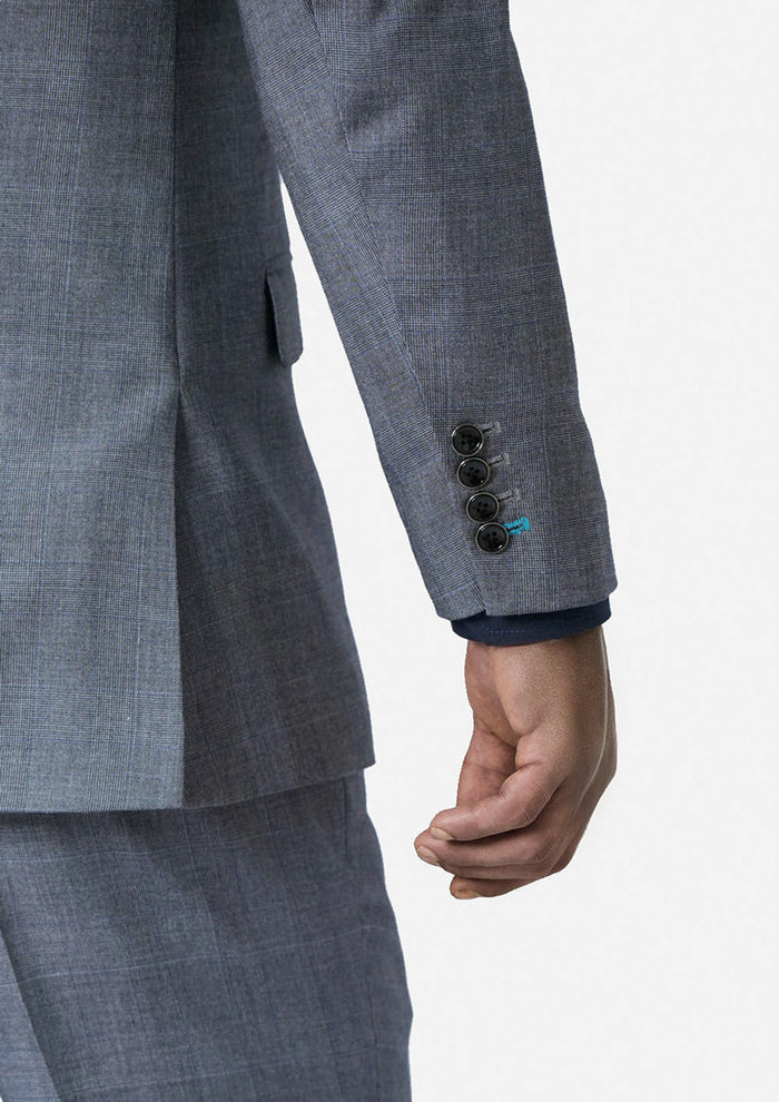 Bryant Grey Prince of Wales Suit - SARTORO