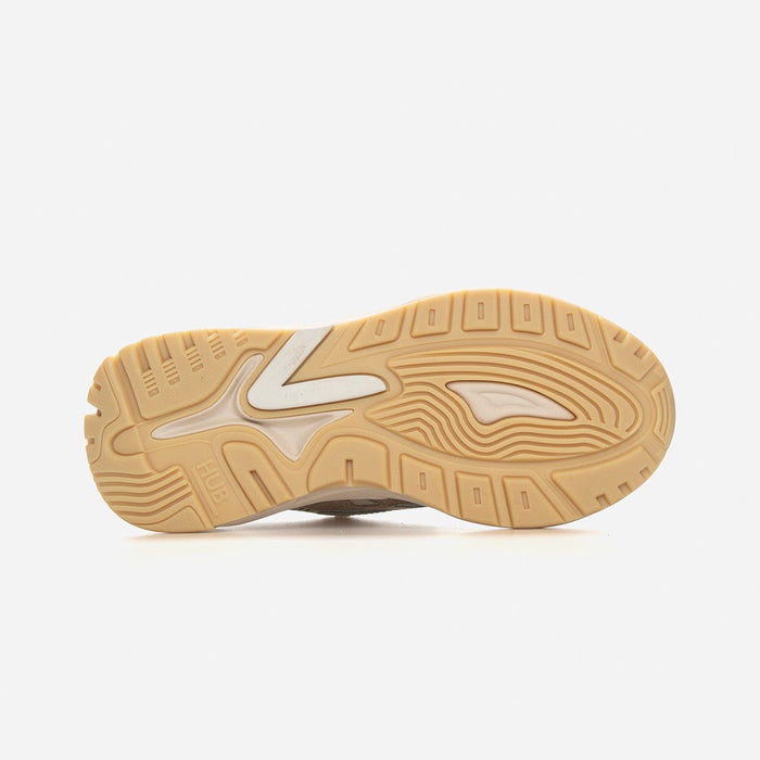HUB Grid | Almond Brown/Off White/Wax Yellow | Women