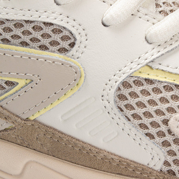 HUB Grid | Almond Brown/Off White/Wax Yellow | Women