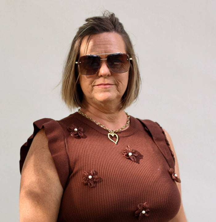 Hair Friendly Aviator Sunglasses - Dallas