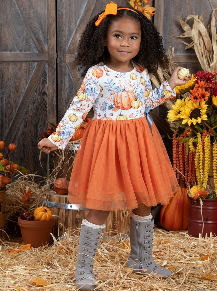 Happy Harvest Tutu Dress - Mia Belle Girls