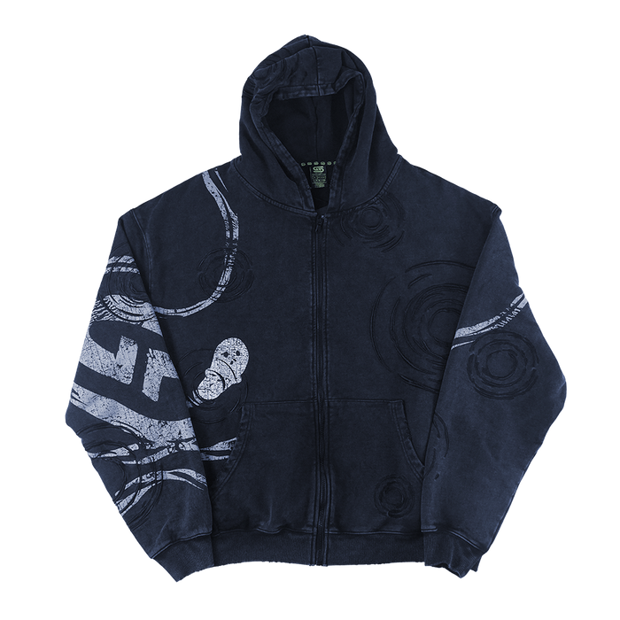 Holy Sheet: BOO! Distressed Zip-Up Hoodie - Gamer Supps