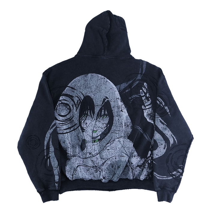 Holy Sheet: BOO! Distressed Zip-Up Hoodie - Gamer Supps
