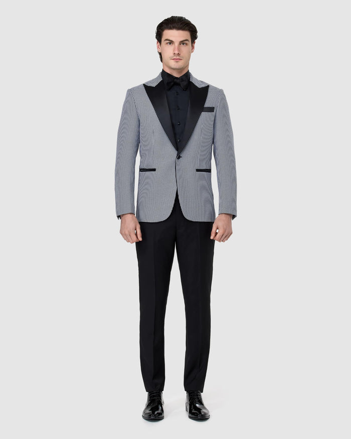 Houndstooth Tuxedo Jacket - Men's Tuxedos at Menzclub