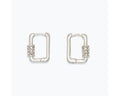 Huggies with Crystals Earrings