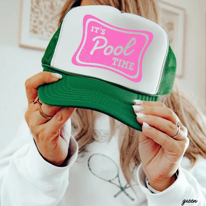 It's Pool Time Trucker Hat