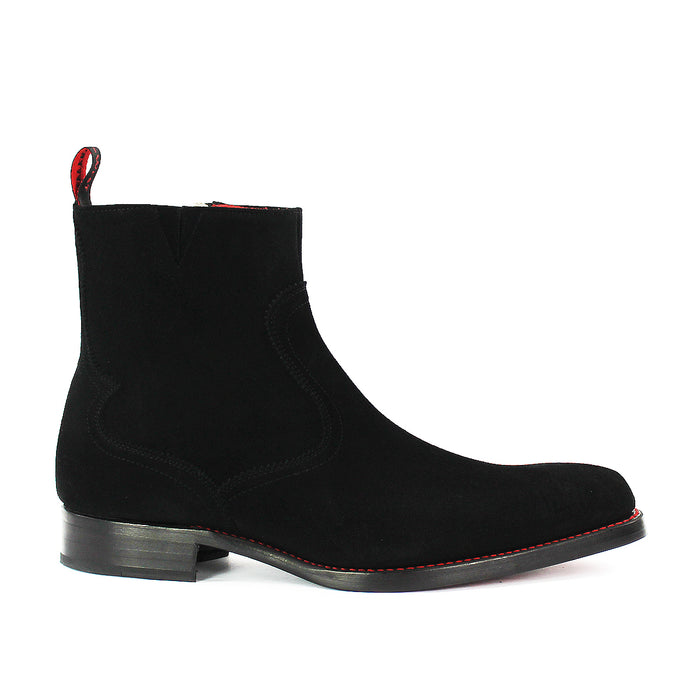 Jeffery West - Serial Dexter-B Suede Boots in Black - Nigel Clare
