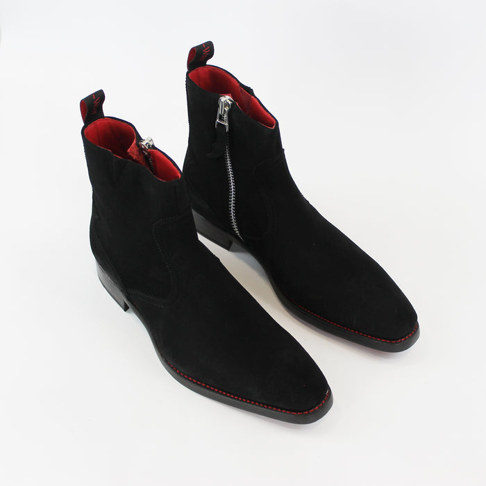 Jeffery West - Serial Dexter-B Suede Boots in Black - Nigel Clare