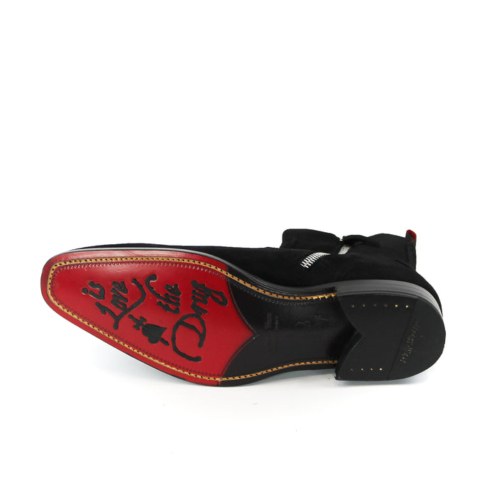 Jeffery West - Serial Dexter-B Suede Boots in Black - Nigel Clare